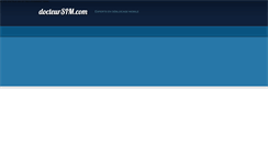 Desktop Screenshot of docteursim.com